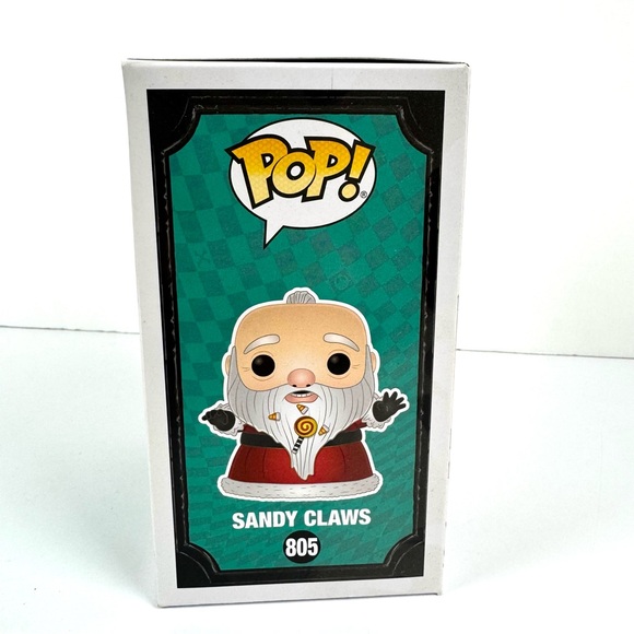 Funko Pop! Disney The Nightmare Before Christmas Sandy Claws #805 Vinyl Figure - Picture 4 of 6